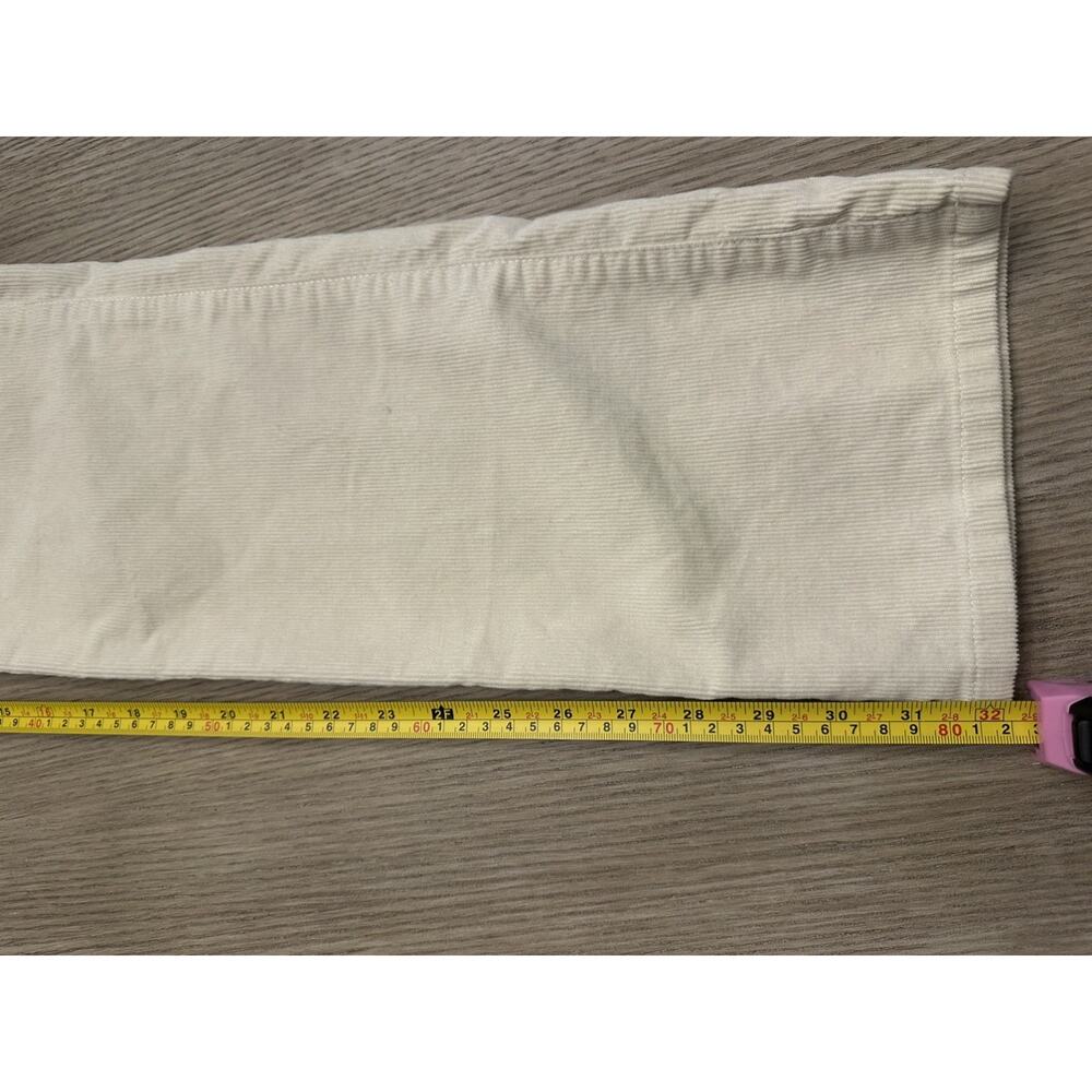 Lauren Jeans Co Ralph Lauren Cream Corduroy Pants Women's Sz 8 Bootcut Academia - Picture 9 of 11